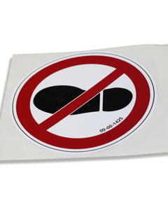 Piktogramm: Betreten der Fläche verboten / dia 130mm